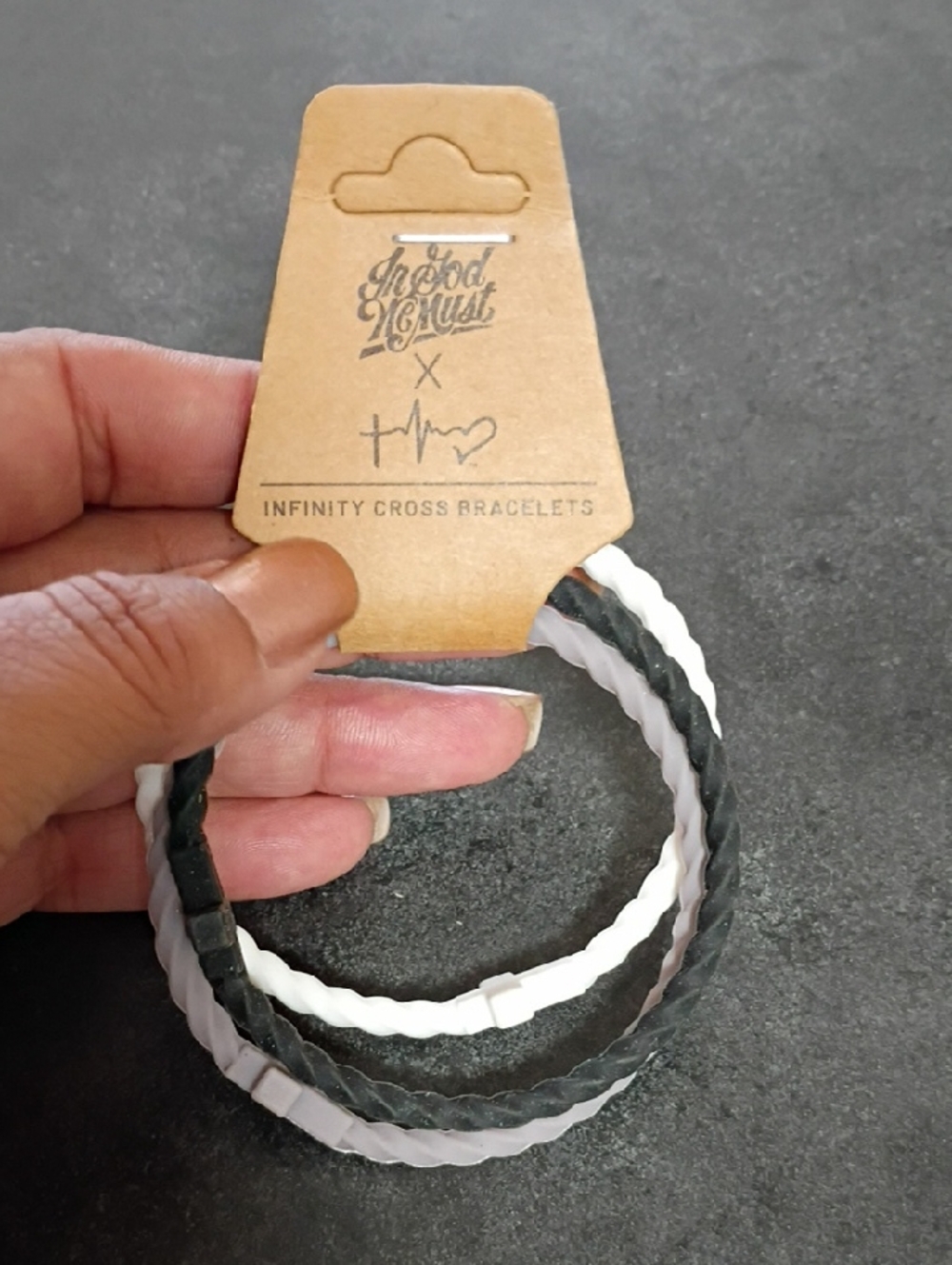 Infinity Cross Bracelet Set